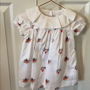 White Janie and Jack 6-12 month dress